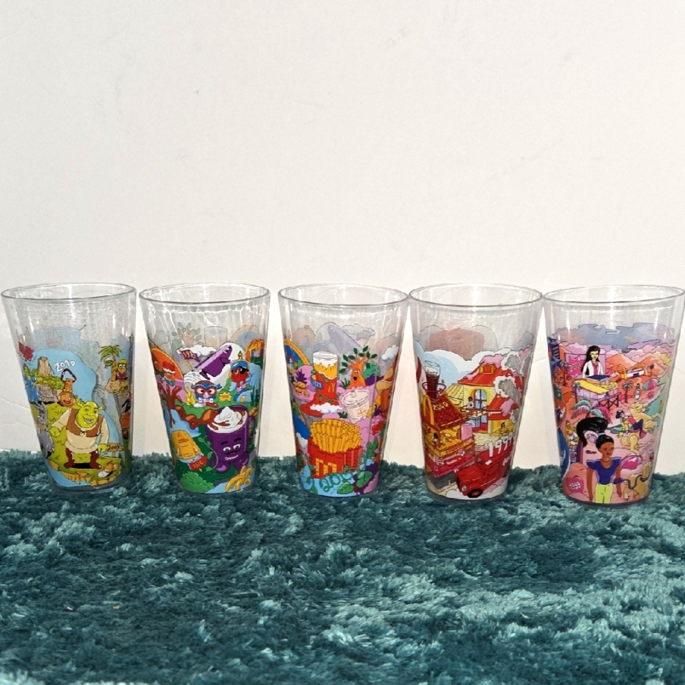 McDonald's Assorted Collectors Character Tumbler Set (5)